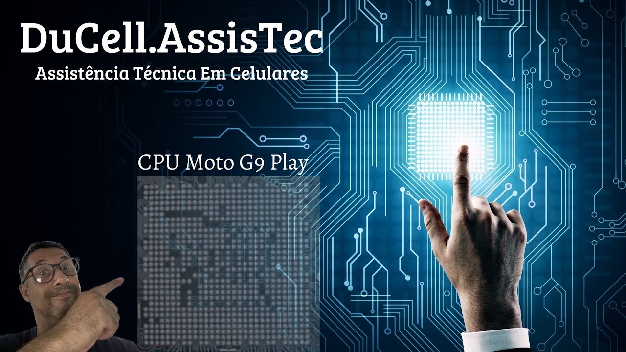 Moto G9 Play com solda fria na CPU