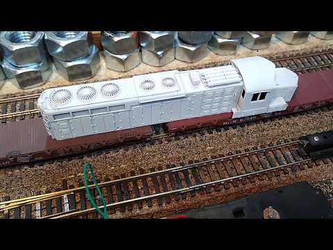 Tenshodo SD24 brass HO scale locomotive rebuild 1