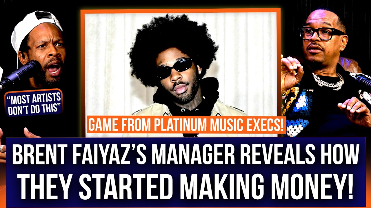 From ZERO to millions! Brent Faiyaz's manager reveals how they started making money! Real game!
