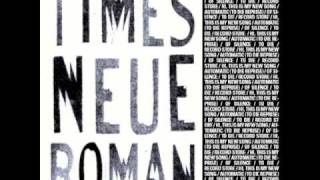 Hi, this is my new song. - Times Neue Roman