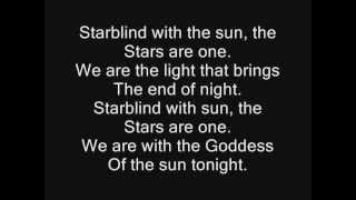 Iron Maiden - Starblind Lyrics
