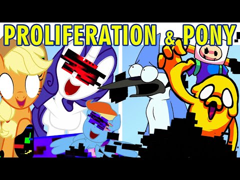 Pibby Proliferation & My Little Pony VS Friday Night Funkin + V1 Release (FNF MOD)