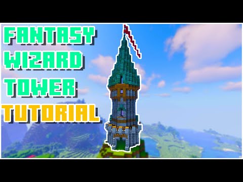 Fantasy Wizard Tower Build Tutorial || Minecraft Building