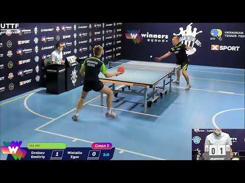 Drobov Dmitriy - Minailo Egor League of Best Table Tennis 5 11:30 03.10.2020