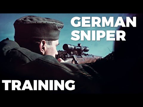 German Sniper Training WW2