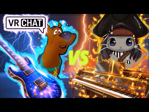 PIANO VS GUITAR?! VRChat Highlights | Piano Duuuude