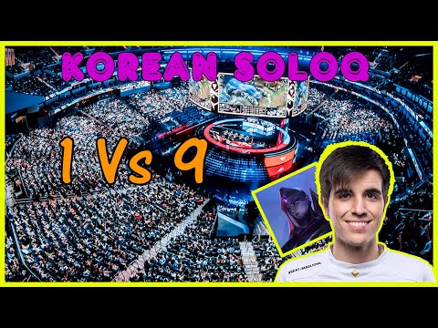 Elyoya carrilea 1 vs 9 frente a un Amumu con Belveth / Korean soloQ bootcamp