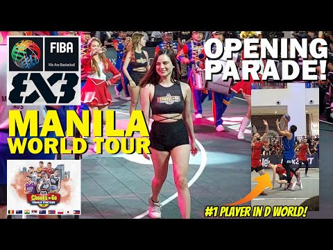FIBA 3x3 MANILA MASTERS WORLD TOUR - OPENING PARADE 2022 @ Ayala Malls Manila