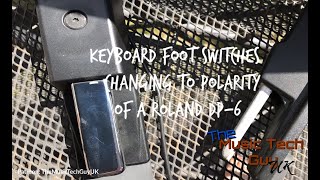 Video thumbnail for How to change the polarity of a Roland DP-6 and make it a DP-5 by The Music Tech Guy UK