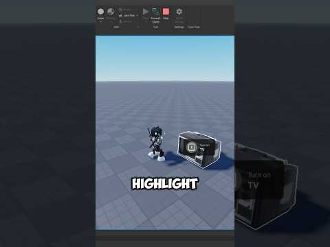 How to highlight proximity prompt in roblox studio tutorial #robloxstudiotutorial #robloxstudio