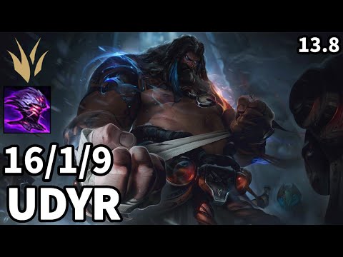 Udyr Jungle vs Volibear - EUW Grandmaster | Patch 13.8