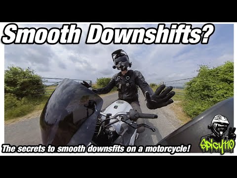 How To Downshift A Motorcycle Smoothly! With and without "Blip Shifting"!