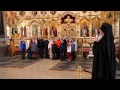 Детский православный хор беженцев из Донецка поют песню о России 