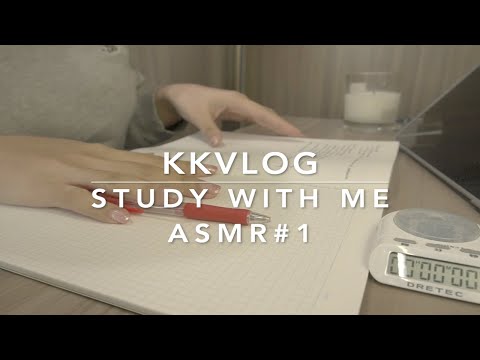 KKVLOG | Study with me ASMR#1