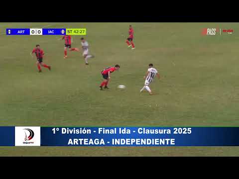 1º División: Arteaga 0-0 Independiente / Final ida (Clausura) / Liga Interprovincial / 30/11/25
