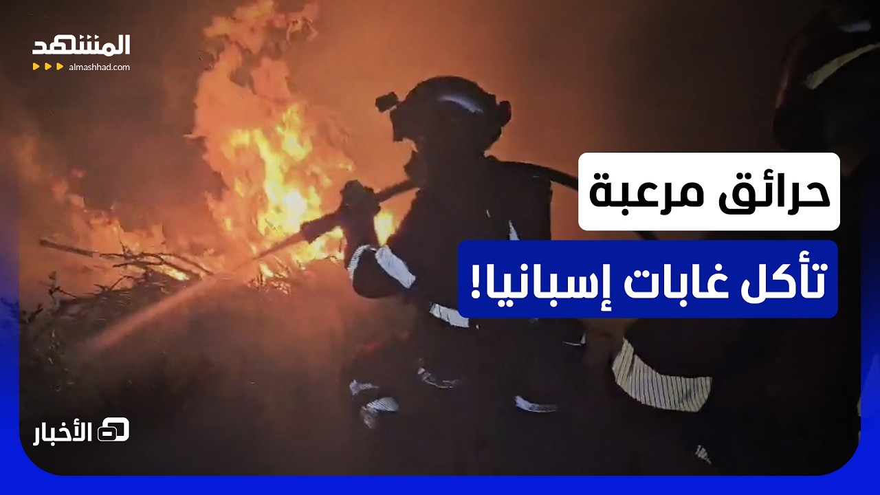 حرائق تلتهم آلاف الهكتارات في غابات إسبانية واسعة - نشرة اليوم