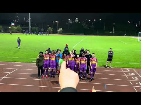 Celebrations after draw at Stonewall FC means Clapton CFC men's first team finish top