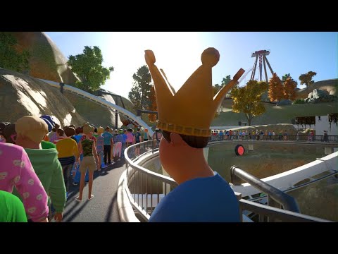Nemesis Alton Towers Recreation POV Queue & Front Seat Ride Planet Coaster PS5