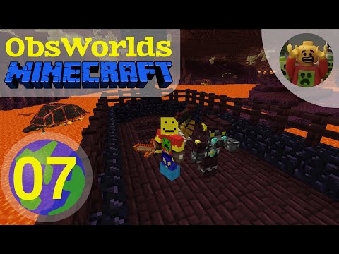 Jim Plays ObsWorlds Minecraft E07 - Fire and Brimstone