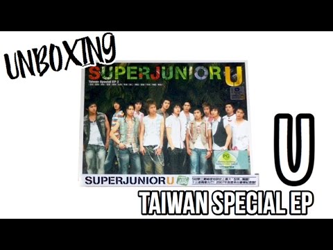 Unboxing Super Junior U Taiwan Special EP 2 CD+VCD