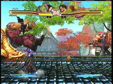Street Fighter X Tekken: ninja naz (Juri-Steve) vs. SFCHAMPION (Dhalsim-Hugo)  SD