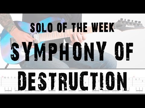 Solo Of The Week: 12 Megadeth - Symphony of Destruction tab