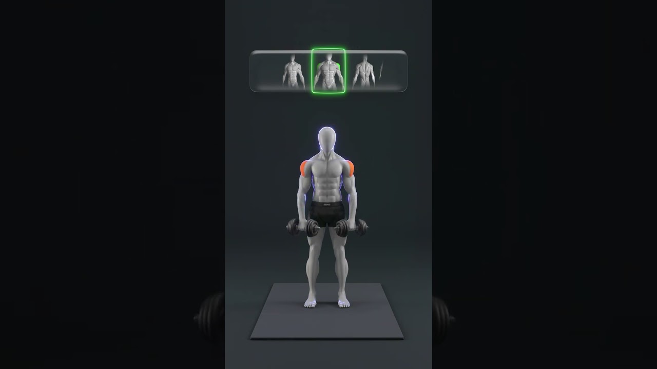 🔥 3 Dumbbell Moves for 3D Shoulders