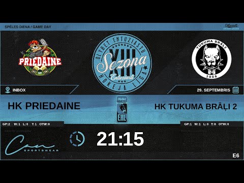 2023 09 29 | HK PRIEDAINE (PRE) - HK TUKUMA BRĀĻI 2 (TB2) | E6