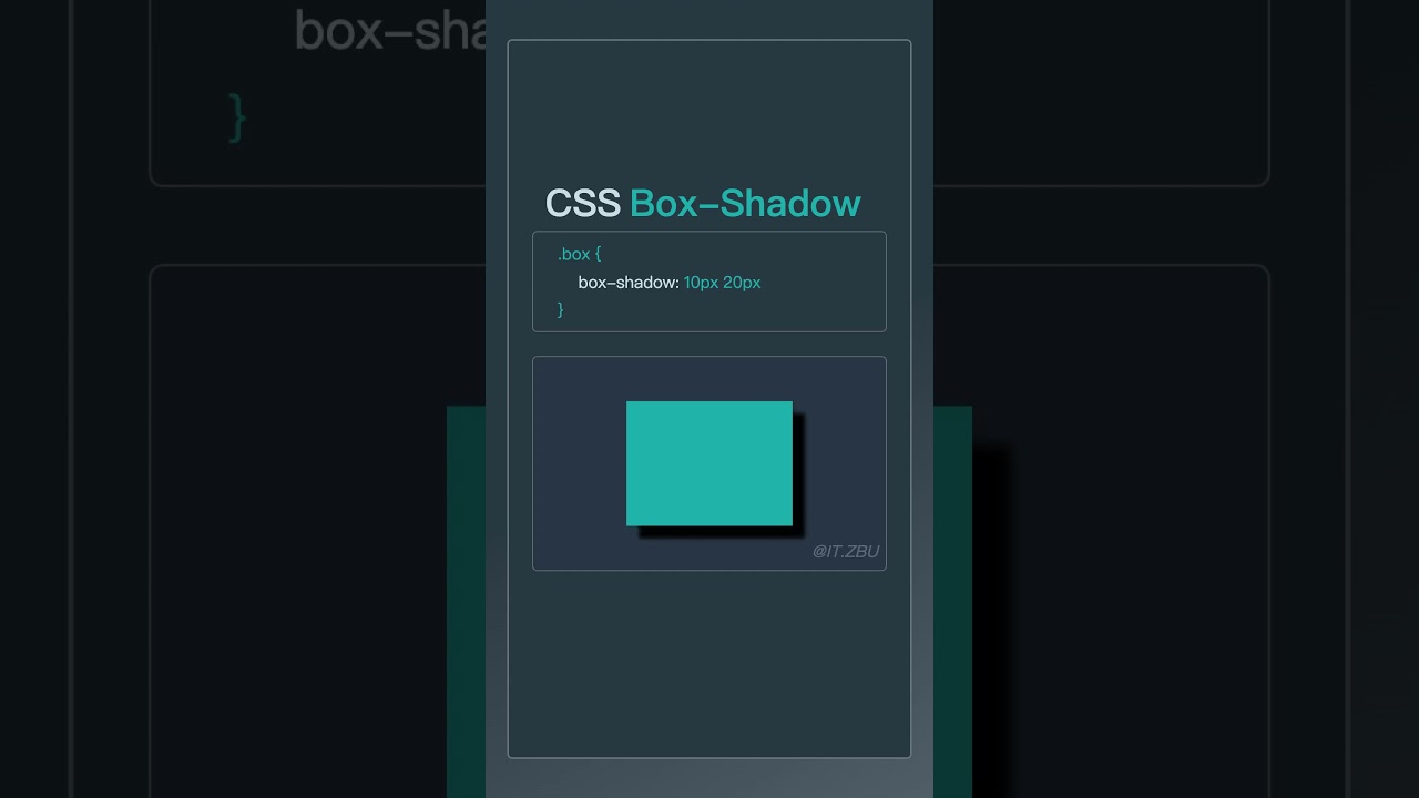CSS box-shadow Property #box-shadow Property  #frontend