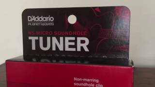 Video thumbnail for D'Addario NS Micro Soundhole Tuner - Review & Competition by Joes Guitar lessons