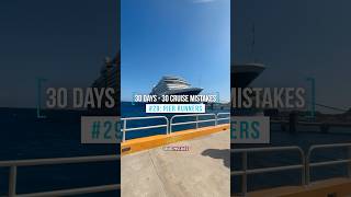 🛳️ 30 Cruise Mistakes: #29: Being a Pier Runner 🏃🏿‍♂️