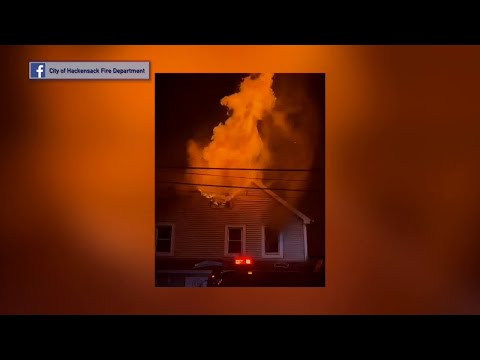 NJ Hackensack Three–Alarm Fire