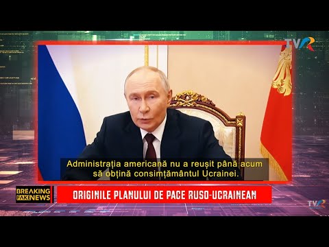 Breaking fake news: Originile planului de pace ruso-ucrainean (@TVR1)