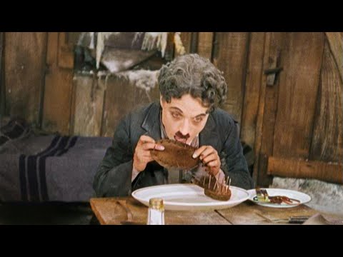 Charlie Chaplin | Thanksgiving Dinner - The Gold Rush - 1925 #goldrush #charliechaplin #thegoldrush