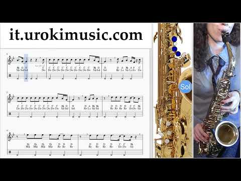 Corso di Sassofono Tenore Katy Perry - Never Really Over Tablature Tab um-i-n276