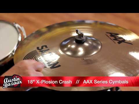 Sabian AAX 18" X-Plosion Crash Cymbal Demo