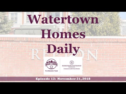 Watertown Homes Daily | Episode 12 | November 21, 2018
