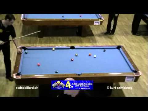 9Ball GPO 2009 L16 Daryl Peach (GBR) vs Klaus Zobrekis (GER) Part 3