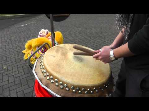 Chinese New Year 2012 - Lion Dance Drumming Demo at Wai Yee Hong