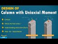 Design Of Column With Uniaxial Moment Eccentrically Loaded Column Eccentric Axial Loading