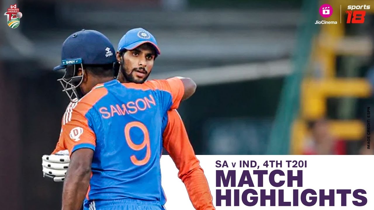 SA vs IND | 4th T20I Highlights | JioCinema & Sports18