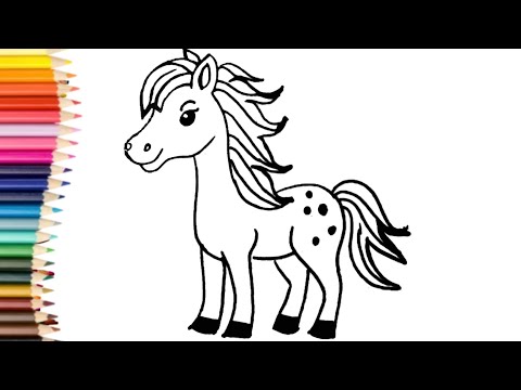 Magical Horse Adventures - Learn to Draw with Fun for Kids | Easy drawing for kids
