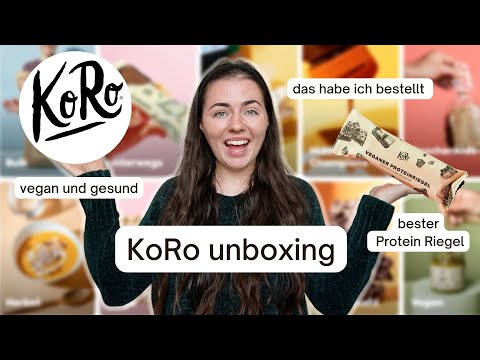 KoRo Food Haul unboxing / vegan und gesund - meine Favoriten