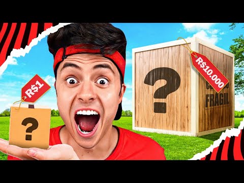 COMPREI CAIXAS MISTERIOSAS DE R$1 A R$1.000 NA INTERNET SEM SABER O QUE ERA!