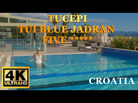 Tucepi Croatia Makarska Riviera Tui Blue Jadran 5***** 4K walking Tour ( April 2023 )