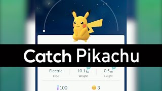 Pokémon Go - How to Catch Pikachu in Starting