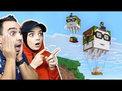 WE FOUND THE HAPPY GHAST AND FLEW TOGETHER! MINECRAFT EPISODE 10 😱