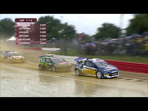 2017 France RX2 Full Final Replay in HEAVY RAIN! - World RX Rallycross