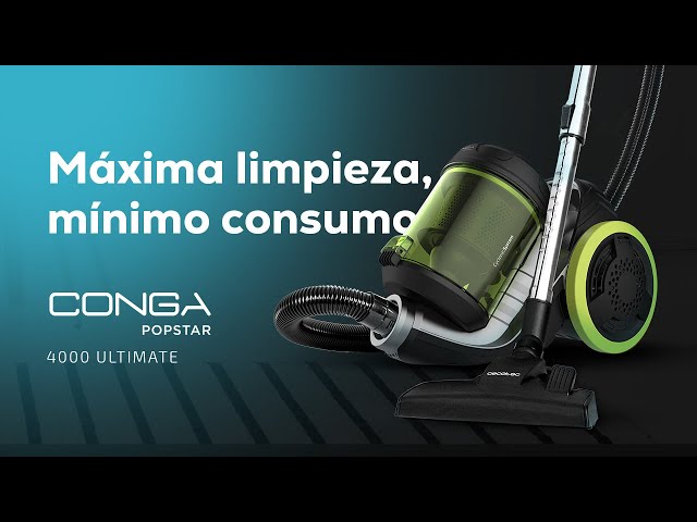 Cecotec Conga PopStar 4000 Ultimate Aspirador Trineo sin Bolsa Ciclónico 800W video