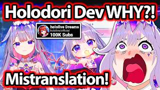 Biboo BROKE when Holodori Dev Wrote This on her Voice Line 【Hololive】
